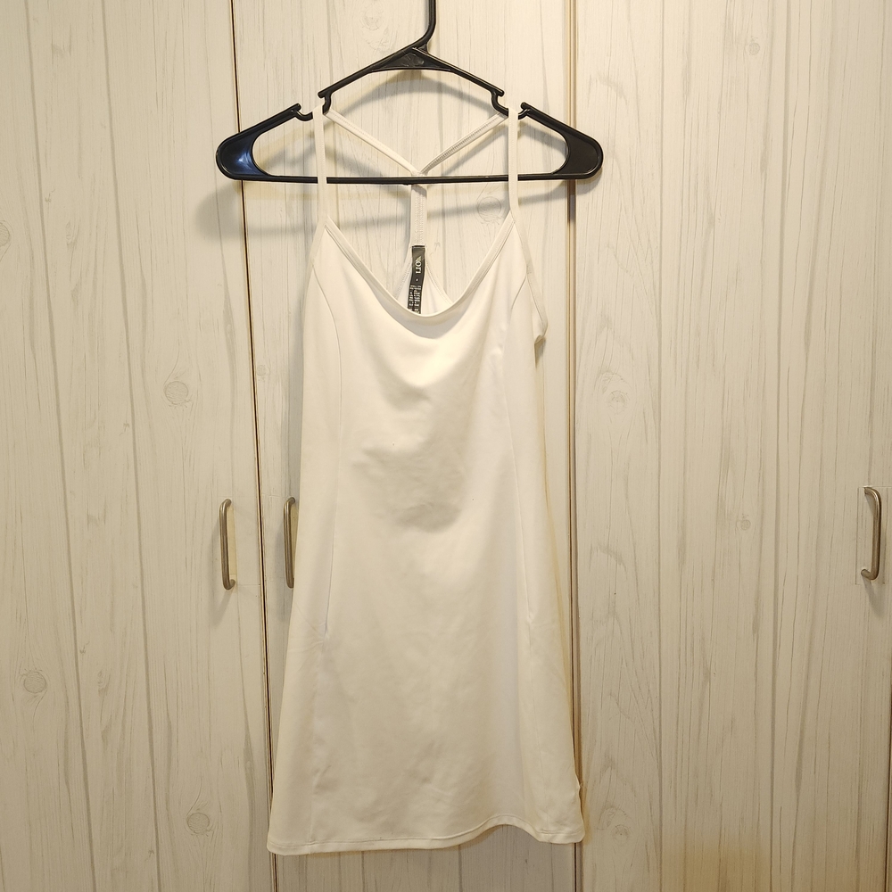 Vuori Cream Active Dress w/shorts